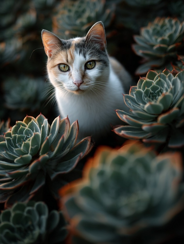 Mabel, a real Cat Gardens cat